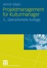 Projektmanagement fur Kulturmanager - eBook