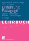 Einfuhrung Padagogik : Begriffe - Stromungen - Klassiker - Fachrichtungen - eBook