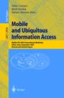 Mobile and Ubiquitous Information Access : Mobile HCI 2003 International Workshop, Udine, Italy, September 8, 2003, Revised and Invited Papers - eBook
