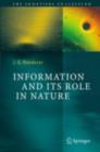 Information and Its Role in Nature - eBook