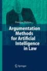 Argumentation Methods for Artificial Intelligence in Law - eBook