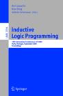 Inductive Logic Programming : 14th International Conference, ILP 2004, Porto, Portugal, September 6-8, 2004, Proceedings - eBook
