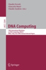 DNA Computing : 10th International Workshop on DNA Computing, DNA10, Milan, Italy, June 7-10, 2004, Revised Selected Papers - eBook