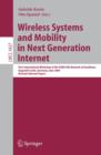 Wireless Systems and Mobility in Next Generation Internet : First International Workshop of the EURO-NGI Network of Excellence, Dagstuhl Castle, Germany, June 7-9, 2004, Revised Selected Papers - eBook