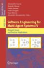 Software Engineering for Multi-Agent Systems IV : Research Issues and Practical Applications - eBook