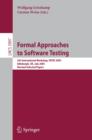 Formal Approaches to Software Testing : 5th International Workshop, FATES 2005, Edinburgh, UK, July 11, 2005, Revised Selected Papers - eBook