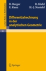 Differentialrechnung in der analytischen Geometrie - eBook