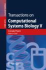Transactions on Computational Systems Biology V - eBook