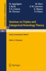 Seminar on Triples and Categorical Homology Theory : ETH 1966/67 - eBook