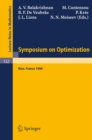 Symposium on Optimization : Held in Nice, June 29th-July 5th, 1969 - eBook