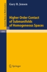 Higher Order Contact of Submanifolds of Homogeneous Spaces - eBook