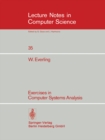 Exercises in Computer Systems Analysis - eBook