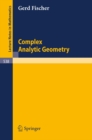 Complex Analytic Geometry - eBook