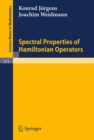 Spectral Properties of Hamiltonian Operators - eBook