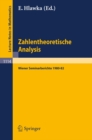 Zahlentheoretische Analysis : Wiener Seminarberichte 1980-82 - eBook