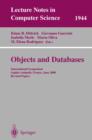 Objects and Databases : International Symposium, Sophia Antipolis, France, June 13, 2000. Revised Papers - eBook