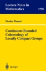Continuous Bounded Cohomology of Locally Compact Groups - eBook
