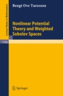 Nonlinear Potential Theory and Weighted Sobolev Spaces - eBook