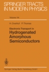 Electronic Transport in Hydrogenated Amorphous Semiconductors - eBook