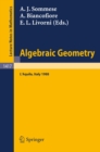 Algebraic Geometry : Proceedings of the International Conference, held in L'Aquila, Italy, May 30 - June 4, 1988 - eBook