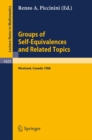 Groups of Self-Equivalences and Related Topics : Proceedings of a Conference held in Montreal, Canada, Aug. 8-12, 1988 - eBook