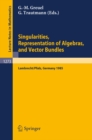 Singularities, Representation of Algebras, and Vector Bundles : Proceedings of a Symposium held in Lambrecht/Pfalz, Fed.Rep. of Germany, Dec. 13-17, 1985 - eBook