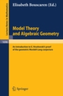 Model Theory and Algebraic Geometry : An introduction to E. Hrushovski's proof of the geometric Mordell-Lang conjecture - eBook