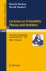 Lectures on Probability Theory and Statistics : Ecole d'Ete de Probabilites de Saint-Flour XXV - 1995 - eBook