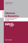 Advances in Biometrics : International Conference, ICB 2007, Seoul, Korea, August 27-29, 2007, Proceedings - eBook