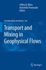 Transport and Mixing in Geophysical Flows - eBook
