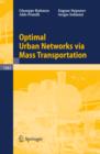Optimal Urban Networks via Mass Transportation - eBook