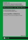 Lexicografia y didactica : Diccionarios y otros recursos lexicograficos en el aula - eBook