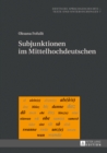 Subjunktionen im Mittelhochdeutschen - eBook