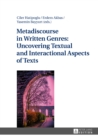 Metadiscourse in Written Genres: Uncovering Textual and Interactional Aspects of Texts - eBook