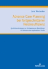 Advance Care Planning bei fortgeschrittener Herzinsuffizienz : Qualitative Analysen zur Sichtweise von Betroffenen im Rahmen einer explorativen Studie - eBook