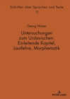Untersuchungen zum Urslavischen: Einleitende Kapitel, Lautlehre, Morphematik - eBook