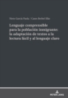 Lenguaje comprensible para la poblacion inmigrante: la adaptacion de textos a la lectura facil y al lenguaje claro - eBook