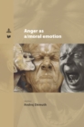 Anger as a/moral emotion - eBook