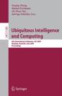 Ubiquitous Intelligence and Computing : 6th International Conference, UIC 2009, Brisbane, Australia, July 7-9, 2009, Proceedings - eBook