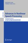 Advances in Nonlinear Speech Processing : International Conference on Nonlinear Speech Processing, NOLISP 2009, Vic, Spain, June 25-27, 2009, Revised Selected Papers - eBook