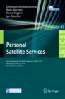 Personal Satellite Services : Second International ICST Conference, PSATS 2010, Rome, Italy, February 4-5, 2010. Revised Selected Papers - eBook