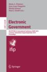 Electronic Government : 9th International Conference, EGOV 2010, Lausanne, Switzerland, August 29 - September 2, 2010, Proceedings - eBook