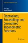 Eigenvalues, Embeddings and Generalised Trigonometric Functions - eBook