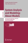 System Analysis and Modeling: About Models : 6th International Workshop, SAM 2010, Oslo, Norway, October 4-5, 2010, Revised Selected Papers - eBook