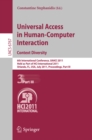 Universal Access in Human-Computer Interaction. Context Diversity : 6th International Conference, UAHCI 2011, Held as Part of HCI International 2011, Orlando, FL, USA, July 9-14, 2011, Proceedings, Pa - eBook