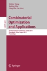Combinatorial Optimization and Applications : 5th International Conference, COCOA 2011, Zhangjiajie, China, August 4-6, 2011, Proceedings - eBook