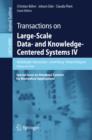 Transactions on Large-Scale Data- and Knowledge-Centered Systems IV : Special Issue on Database Systems for Biomedical Applications - eBook