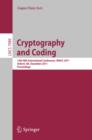 Cryptography and Coding : 13th IMA International Conference, IMACC 2011, Oxford, UK, December 2011, Proceedings - eBook