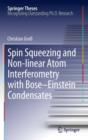 Spin Squeezing and Non-linear Atom Interferometry with Bose-Einstein Condensates - eBook