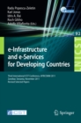e-Infrastructure and e-Services for Developing Countries : Third International ICST Conference, AFRICOMM 2011, Zanzibar, Tansania, November 23-24, 2011, Revised Selected Papers - eBook